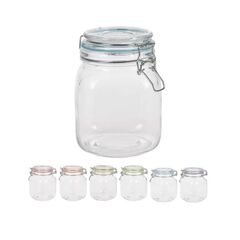 Glass jar with lid Koopman CD1001950 1000ml