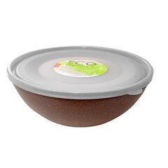 Bowl with lid Aleana 2l ECO WOOD brown