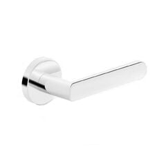 Door handle rossete Metal-Bud LUNA R ZLUOCB with protective lid SZOCBY chrome