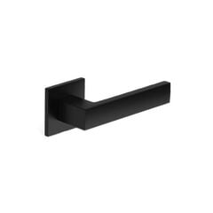 Door handle rossete Metal-Bud Cube Slim ZCUKSCZ with protective lid SZQSLCZY black