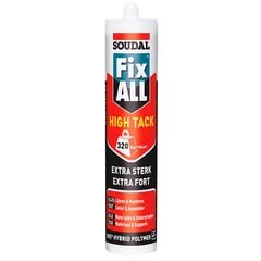 Adhesive Sealant Soudal Fix All High Tack 290 ml grey