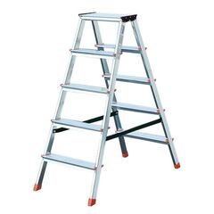 Aluminium ladder Krause Dopplo 120410 2x5 105 cm