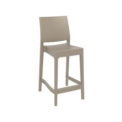 Armchair bar taupe Maya 98x50x65 cm