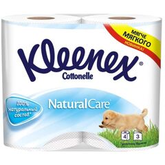 ტუალეტის ქაღალდი Kleenex Cottonelle Natural Care 4 ც