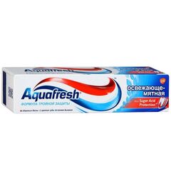 კბილის პასტა Aquafresh 3 Total F&M 125 მლ