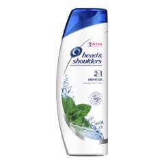 Шампунь и бальзам-ополаскиватель 2 в 1 против перхоти Head&Shoulders ментол 400 мл