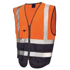 Reflective waistcoat Parry Safe PS005-120 orange/blue XL