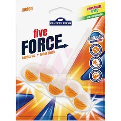 Toilet block for toilet General fresh Five force melon 50 g