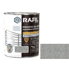 Enamel for rust Sniezka Rafil hammer gray-silver 0.75 l