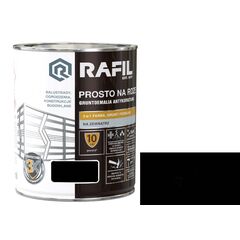 Enamel for rust Sniezka Rafil glossy black 2.5 l