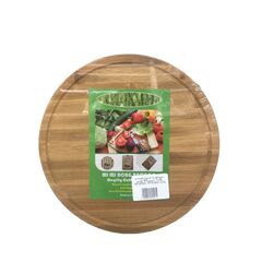 Round vegetable cutting board, bamboo 28*28 MG-1270