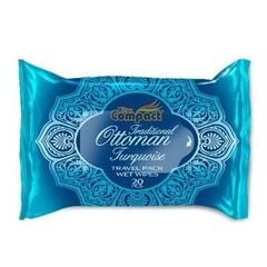 Wet wipes Compact Turquoise 20 pcs