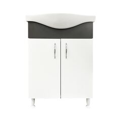 Bathroom furniture with washbasin Denko Trend 55 WhiteAntracite Grey