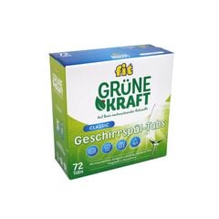 Dishwasher tablet Grüne Kraft 72 pcs