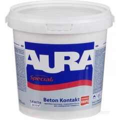 გრუნტი Eskaro Aura Beton Kontak 1 ლ ვარდისფერი