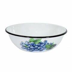 Enamel bowl 0,6l white 0305 2