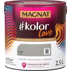 Краска интерьерная Magnat Kolor Love 2.5 л KL18 серая