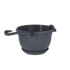 Hanging plastic pot for flowers FORM PLASTIC Malta 2503-014 Ø24 anthracite