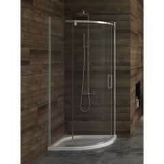 Shower cabin New Trendy Komfort K-0436 90x90x195cm-6mm (transparent glass -profile chrome)