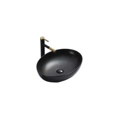 Washbasin Pate Oval 78166MB Matt black