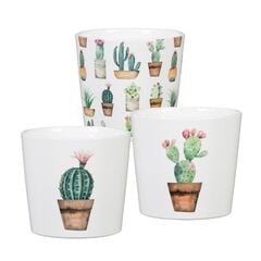 Ceramic pot for flowers Scheurich 870/07 COVER-POT CACTUS GARDEN