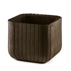 Flower pot Keter CUBE PLANTER M brown 21.5 l