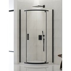 Shower cabin New Trendy New Komfort black K-0469 90x90x195cm-6mm (transparent glass -profile black)