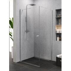 Shower cabin New Trendy Superia K-0587 90x90x195cm-6mm (transparent glass -profile chrome)