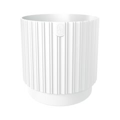 ქოთანი ყვავილის FORM-PLASTIC Mika Cyli Petit Eco Recycled 26 white