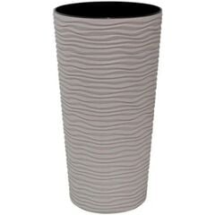 Flower pot plastic Aleana Fusion d22*41,5cm cacao