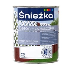 Concrete paint Sniezka B00 0.8l white