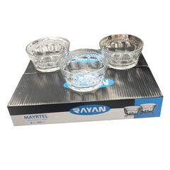 Set of glass bowls MAYRTEL R.A.Y.A.N RYG2074 6pcs 225ml