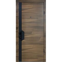 Metal door external opening STRAJ Astra 950x2200mm L cognac tree