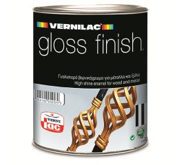 Краска масляная Vernilac Gloss Finish 0.75 л черная матовая