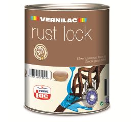ანტიკოროზიული საღებავი Vernilac Rust lock 0.75 ლ შავი