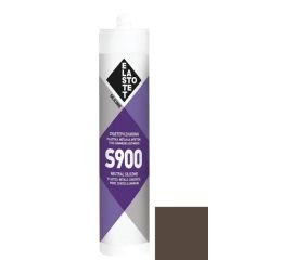 Silicone Elastotet S-900 RAL 8014 brown 280 ml