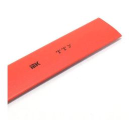 Heat shrink tube IEK UDRS-D6-1-K04 ТТУ 6/3 1 m red