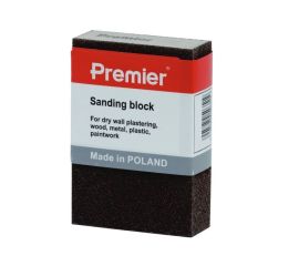 Sanding block on a sponge Premier P180 rectangular