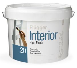 Interior wood paint Flugger Interior High Finish 20 semi-matte 3 л