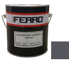 ლითონის ანტიკოროზიული საღებავი Ferro 3:1 მქრქალი ნაცრისფერი 3 კგ