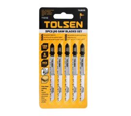 Пилочки для лобзика Tolsen TOL1528-76806 T101D 5 шт