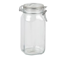 Jar made from glass with a clip 6525 2000 ml