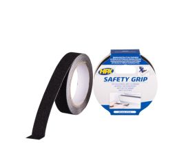 Safety tape HPX SB2505S 25 mm 5 m black