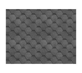 Bituminous tile Technonikol Shinglas Sota gray 3 m²