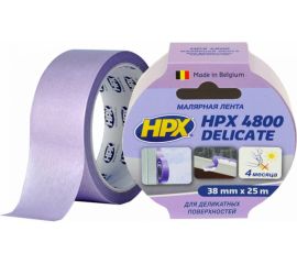 Лента малярная для деликатных поверхностей HPX 4800 SR3825 38 мм 25 м фиолетовая