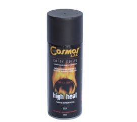 Paint spray Cosmos Lac high heat black No.351 400 ml