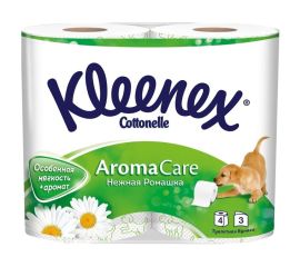 Туалетная бумага Kleenex Cottonelle Aroma Care ромашка 4 шт