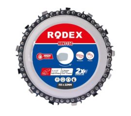 Cutting disc for wood Rodex RRW115C 115 mm