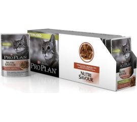 Catfood for sterilized cats beef in sauce Pro Plan 85 g