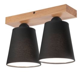 Ceiling lamp Lamkur LULA 2 Е27 oak black 47706